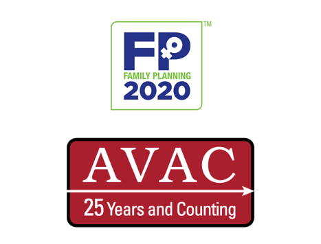 AVAC and FP2020 logos
